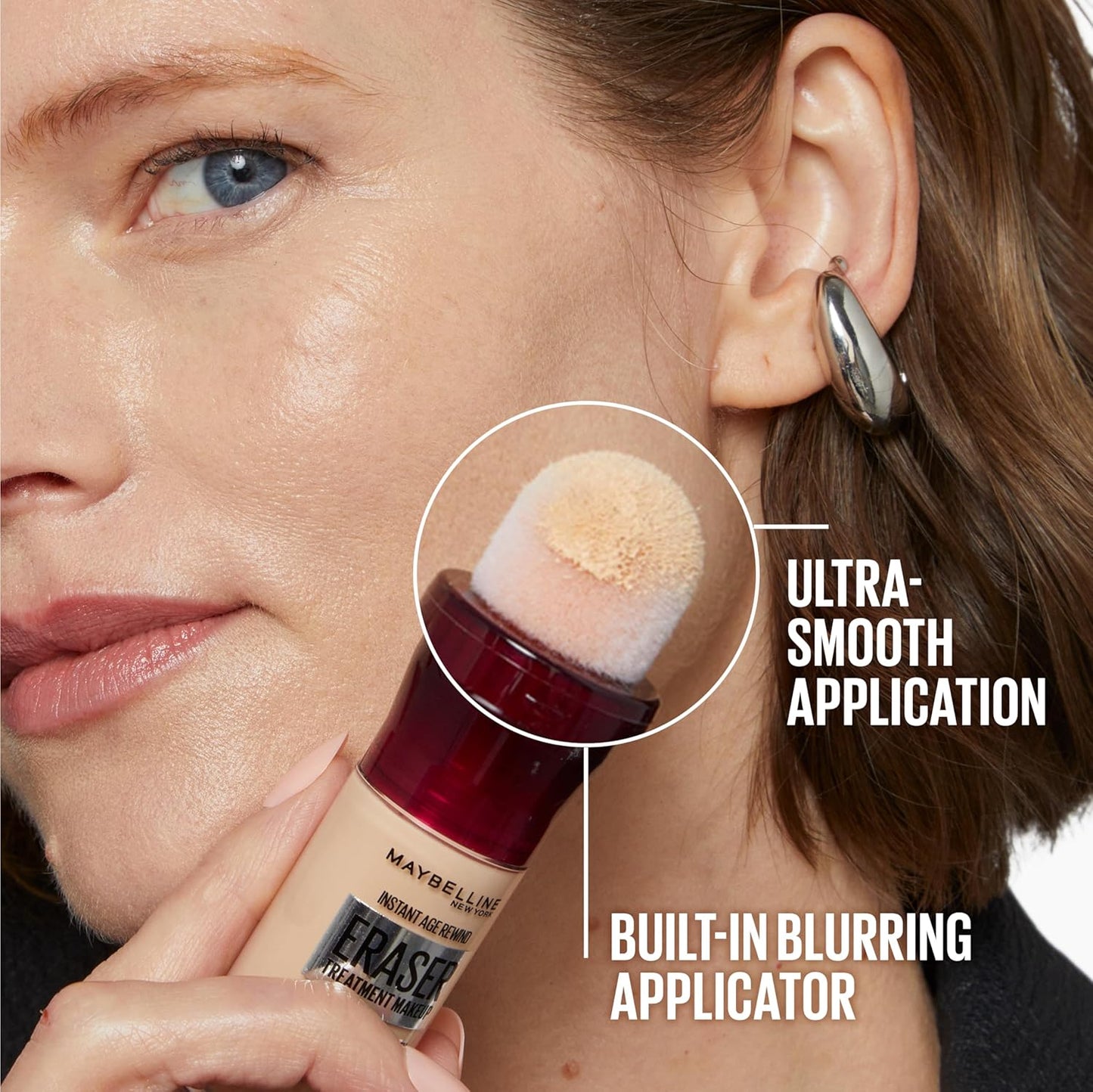 Maybelline Instant Age Rewind Eraser Foundation with SPF 20 and Moisturizing ProVitamin B5, 225, 1 Count