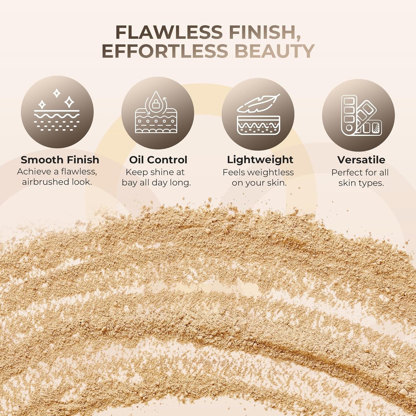 Foundation Powder Refill (Warm) (12 Gram Bag) By Sweet Face Minerals, Lightweight Mineral Loose Makeup Powder with SPF 20, Full Coverage Flawless Finish, Talc-free, Cruelty-Free, Refillable Pouch